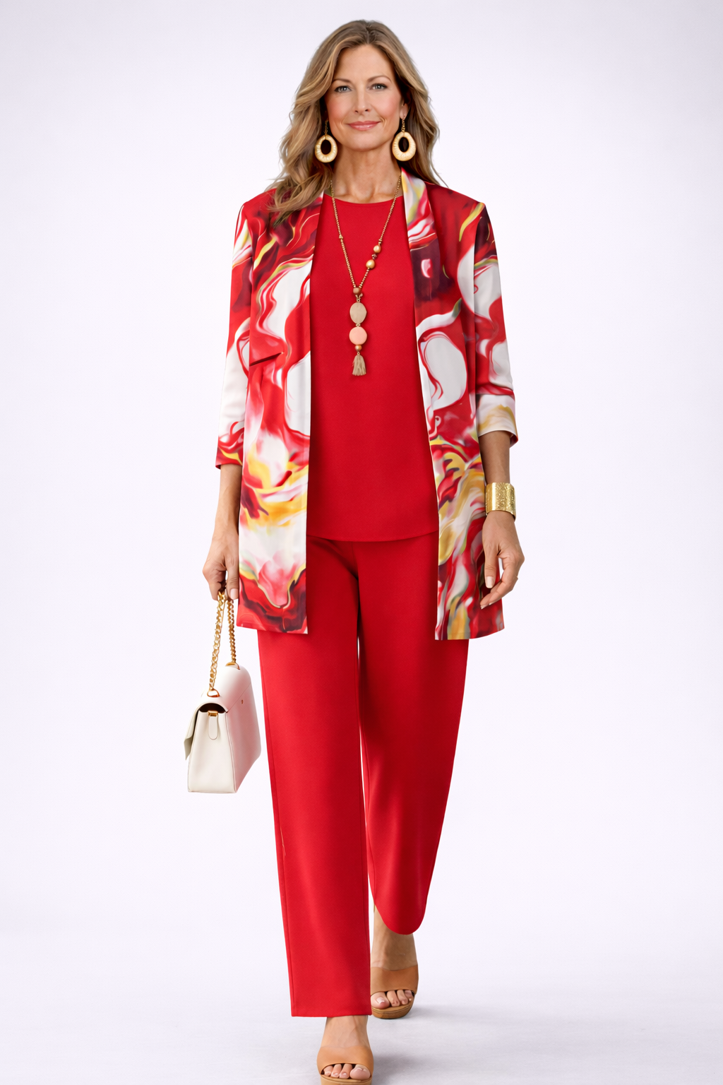 Gail - Elegancia Clásica Conjunto Tres Piezas - conjunto de mujer, vista principal | Chloe Bennett
