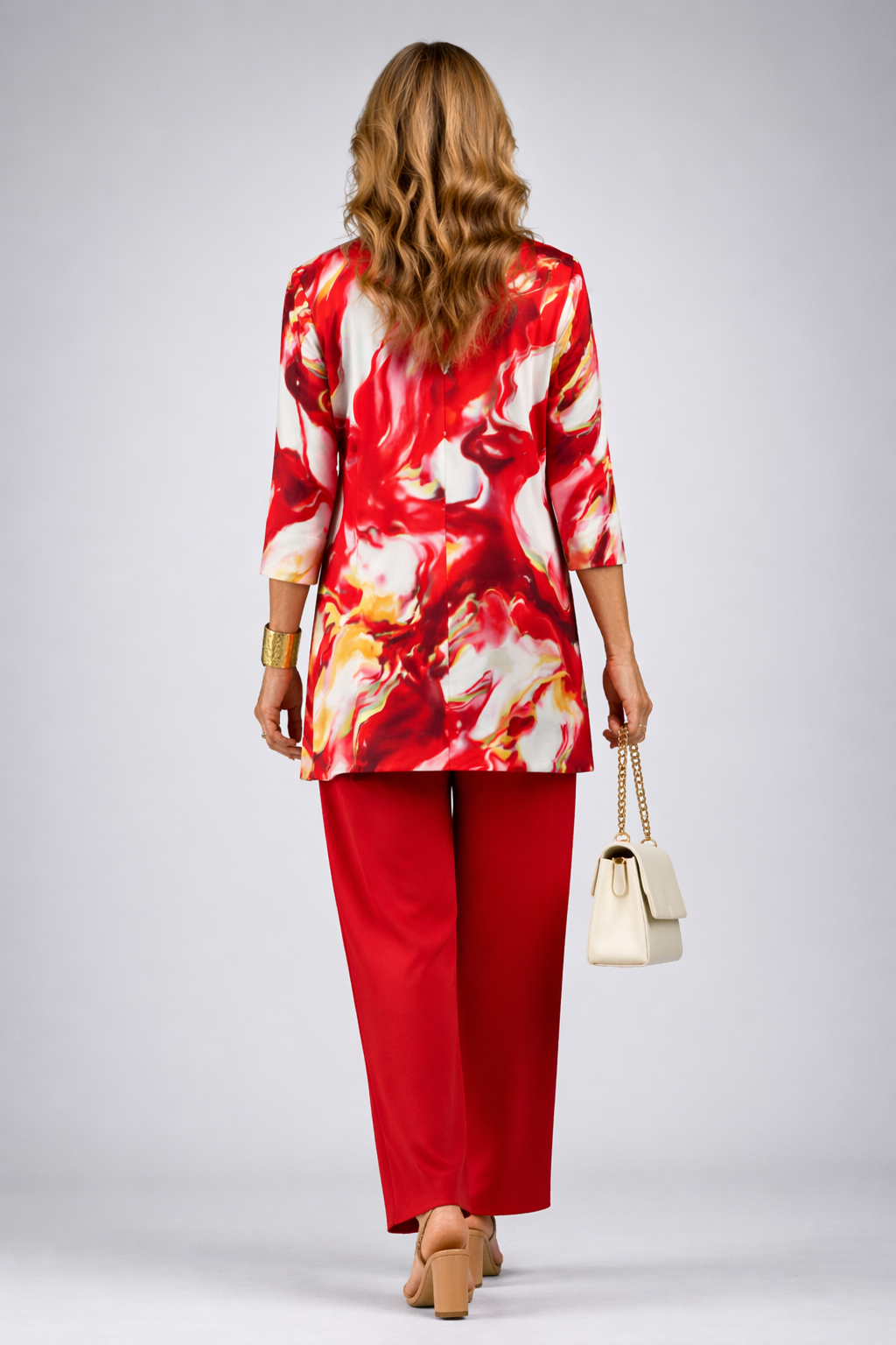 Gail - Elegancia Clásica Conjunto Tres Piezas - conjunto de mujer, vista frontal | Chloe Bennett