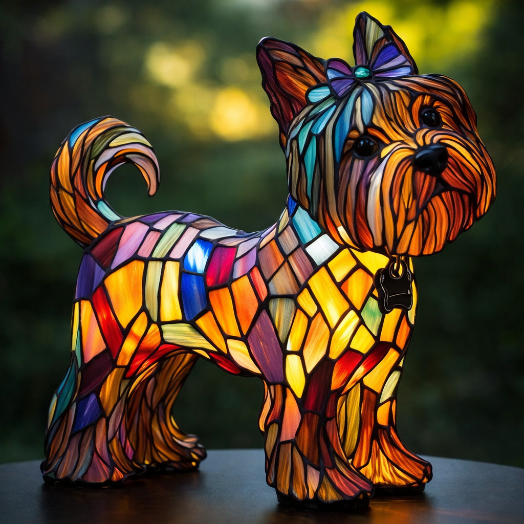 Lámpara Glow Yorkie Daisy - lámpara decorativa | Chloe Bennett