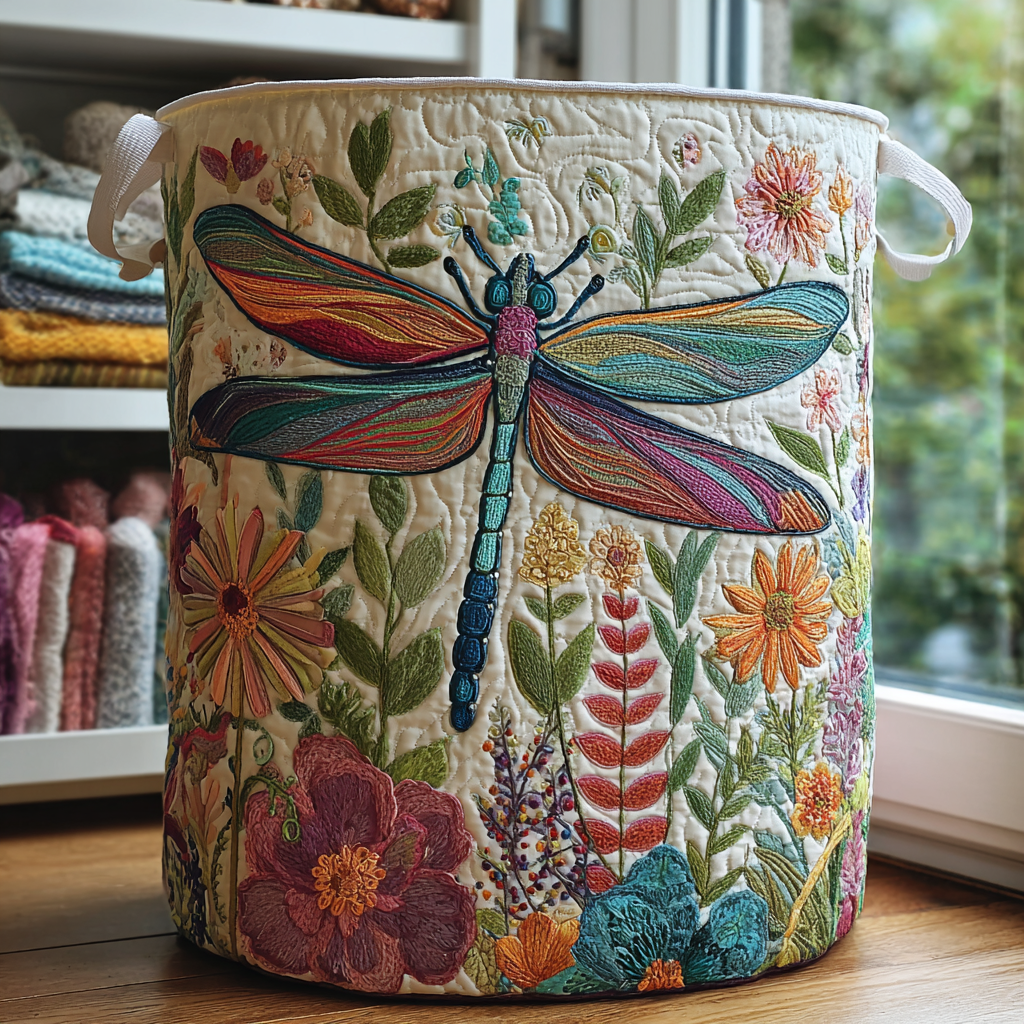 Iris | Cesto per il bucato Giardino delle Libellule - cesto de ropa | Chloe Bennett