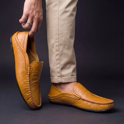 Jordi | Mocasines de Piel con Soporte
