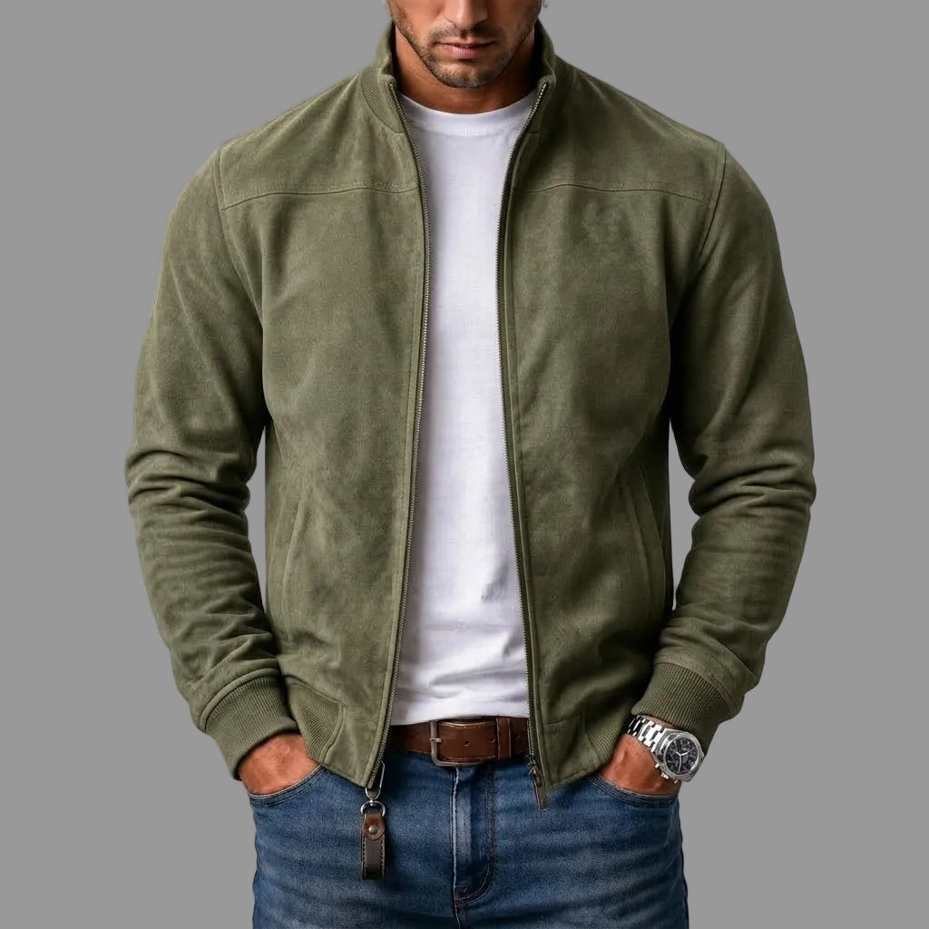 COSIMO™ | Chaqueta Bomber de Ante