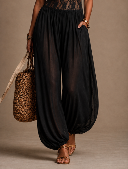 Laia | Mono halter con encaje fluido