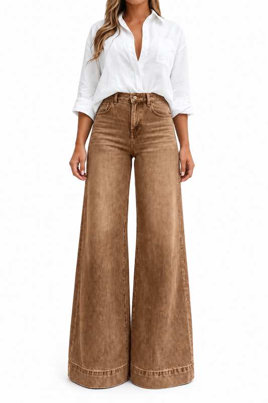 Lucia | Jeans Pierna Ancha Efecto Estilizador