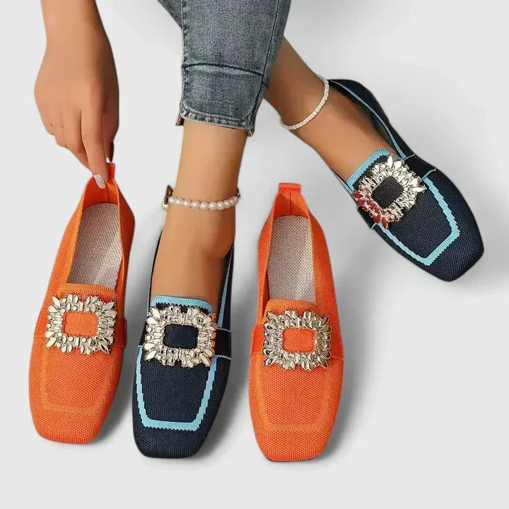 Rosa - Mocasines Confortables - calzado de mujer, vista frontal | Chloe Bennett