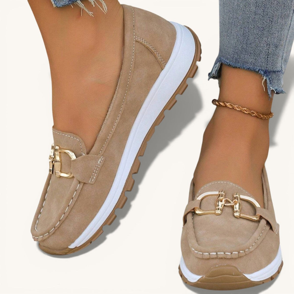 Daniela - Mocasines de Plataforma con Hebilla - calzado de mujer, vista principal | Chloe Bennett