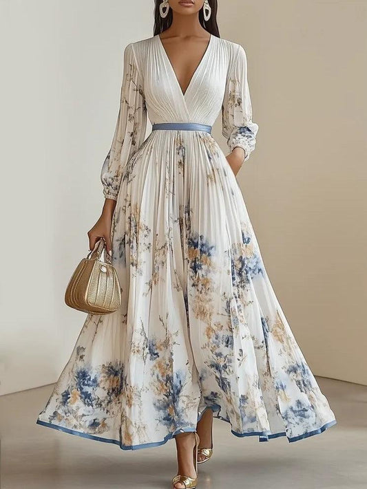 Estrella | Vestido Floral Manga Globo 2026