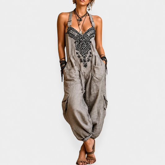 María Teresa | Mono bohemio bordado