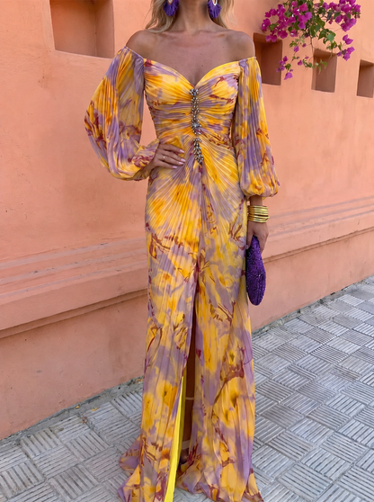 Greta™ | Vestido largo floral