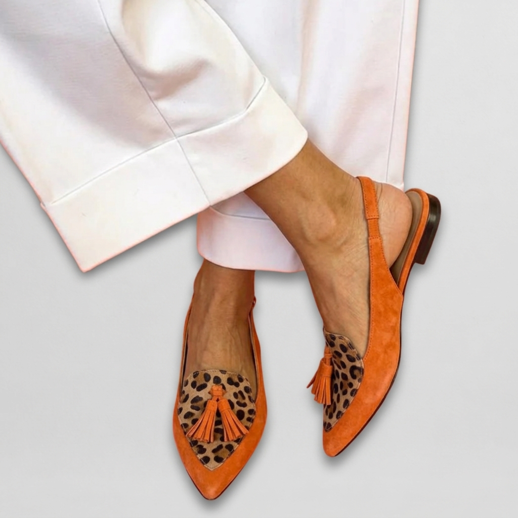 Elena | Sandalias con Correas y Flecos - calzado de mujer, vista principal | Chloe Bennett