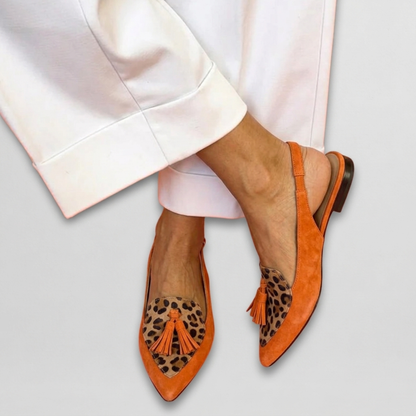 Elena | Sandalias con Correas y Flecos - calzado de mujer, vista principal | Chloe Bennett