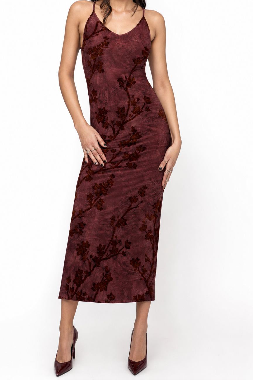 Claudia | Vestido Maxi Floreado