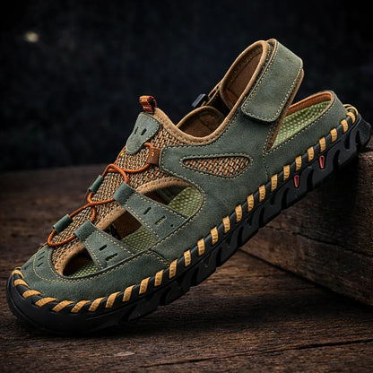 Santino | Sandalias de Cuero con Soporte