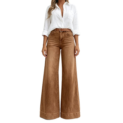 Lucia | Jeans Pierna Ancha Efecto Estilizador