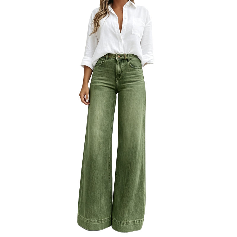 Lucia | Jeans Pierna Ancha Efecto Estilizador